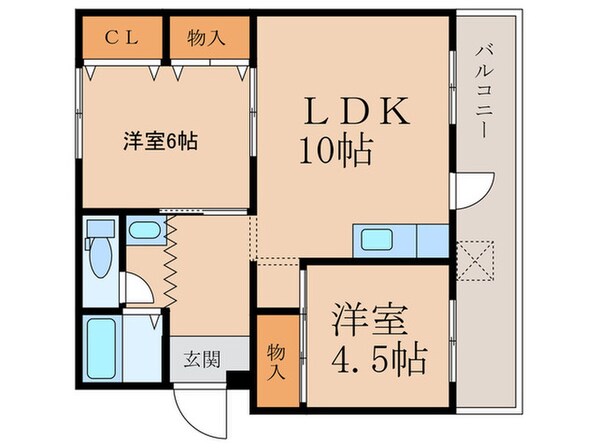 福島ビルの物件間取画像